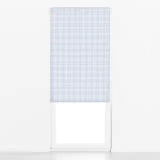 Raffrollo Spring cottage 2 blau