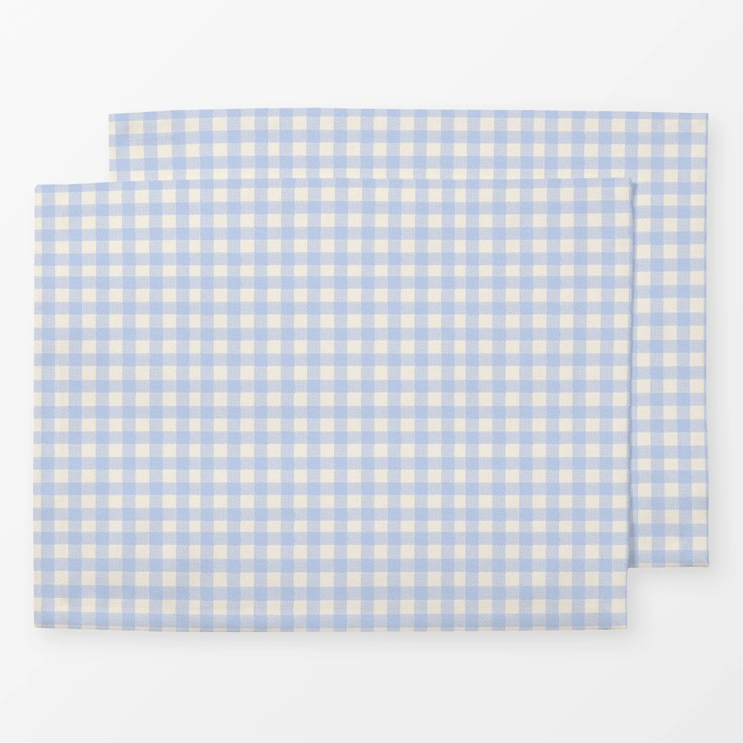 Tischset Spring cottage 2 blau - Symbole & Muster - von „Anna Petersen"; Karo, kariert
