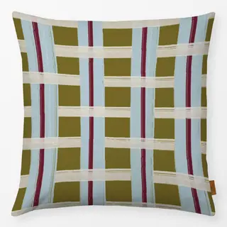 Kissen Retro Woven Checkered