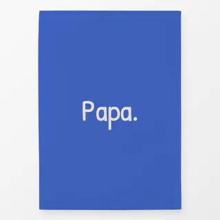 Geschirrtücher Papa blau