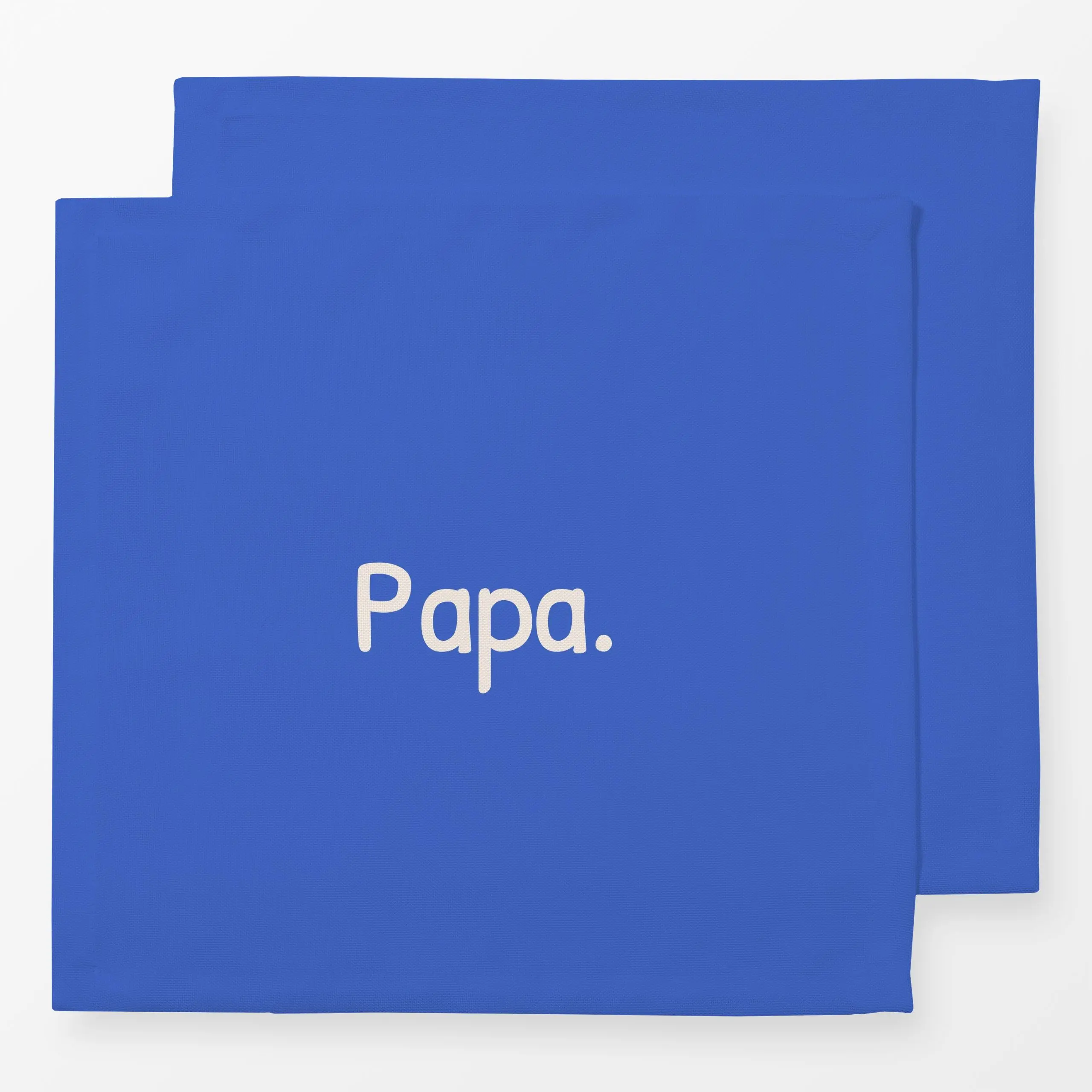 Servietten Papa blau - Liebe, Romantik & Pride, Sprüche & Schriftzüge, Anlässe - von „Karen Menzenbach"; Home, Geschenk, ges...