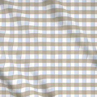 Meterware Sommerkaro hellblau