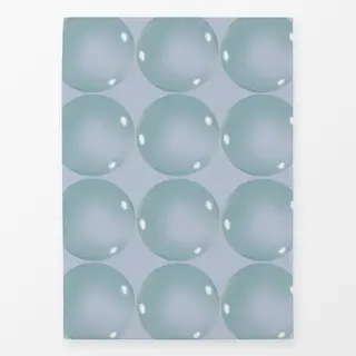 Geschirrtücher Seifenblasen Türkis