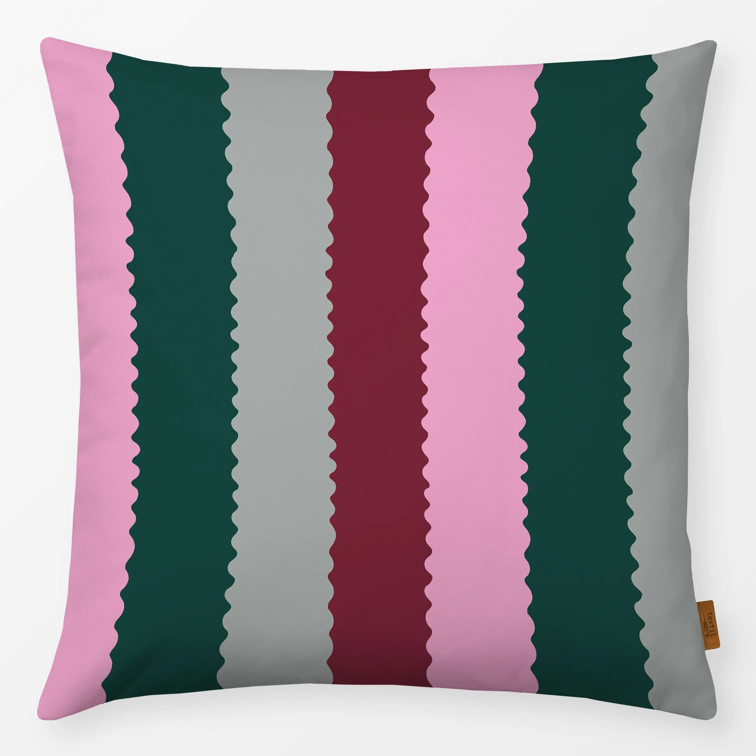 Kissen Multi Streifen Weihnachten - Weihnachten, Symbole & Muster - von „Studio Kesse"; Muster, Weihnachten, weihnachtlich, ...