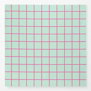 Tischdecke Pink & Mint Grid