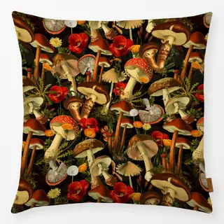 Kissen Mystischer Pilzwald