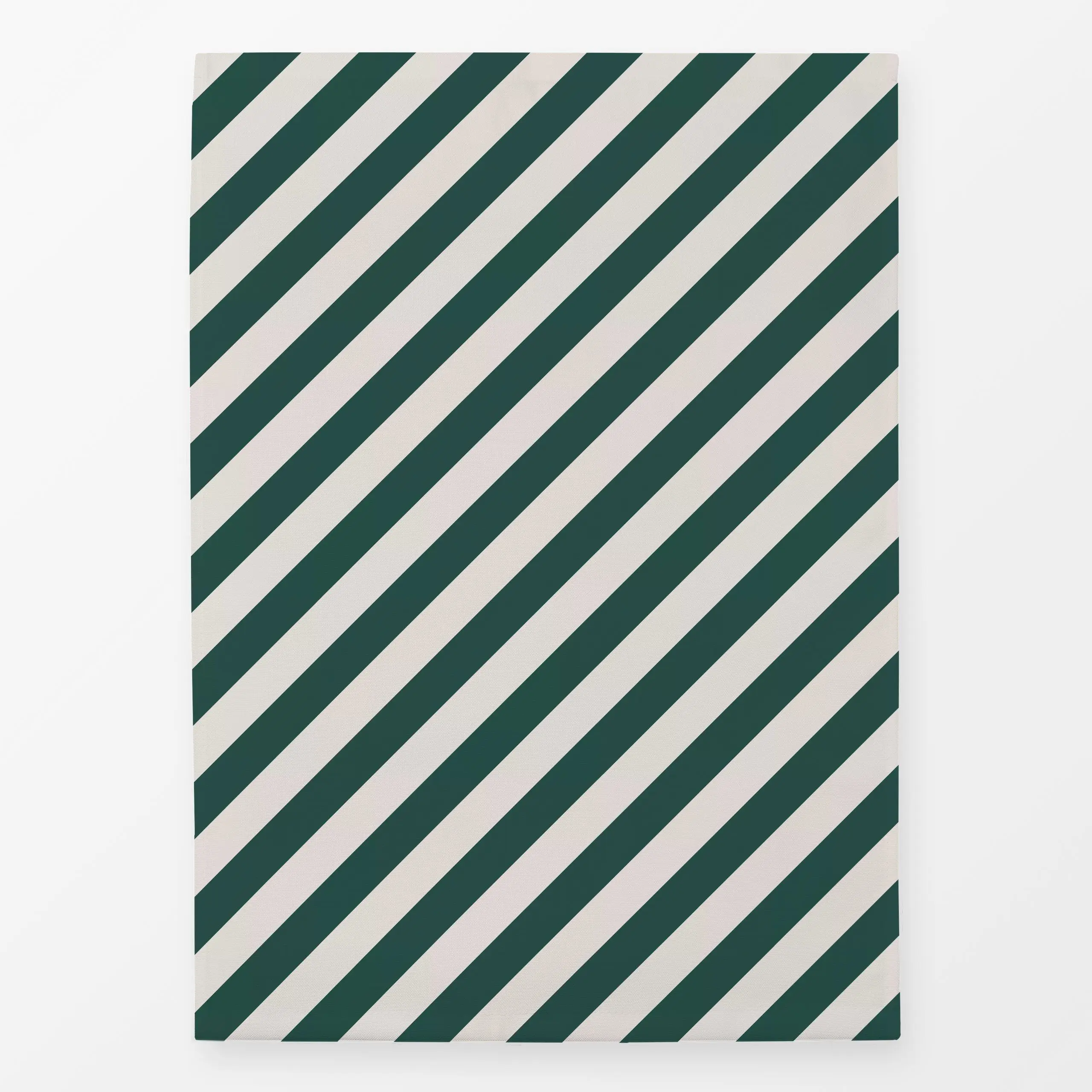 Geschirrtücher Streifen diagonal Dunkelgrün - Symbole & Muster - von „textilwerk"; Muster, Linien, Streifen, Weihnachten, st...