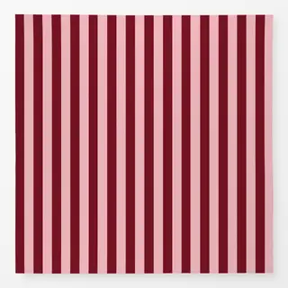 Tischdecke Blockstreifen rosa weinrot
