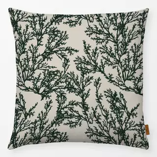 Kissen Winter Äste grün