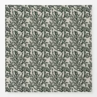 Tischdecke Winter Äste grün