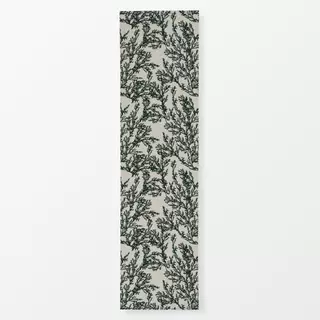 Tischläufer Winter Äste grün