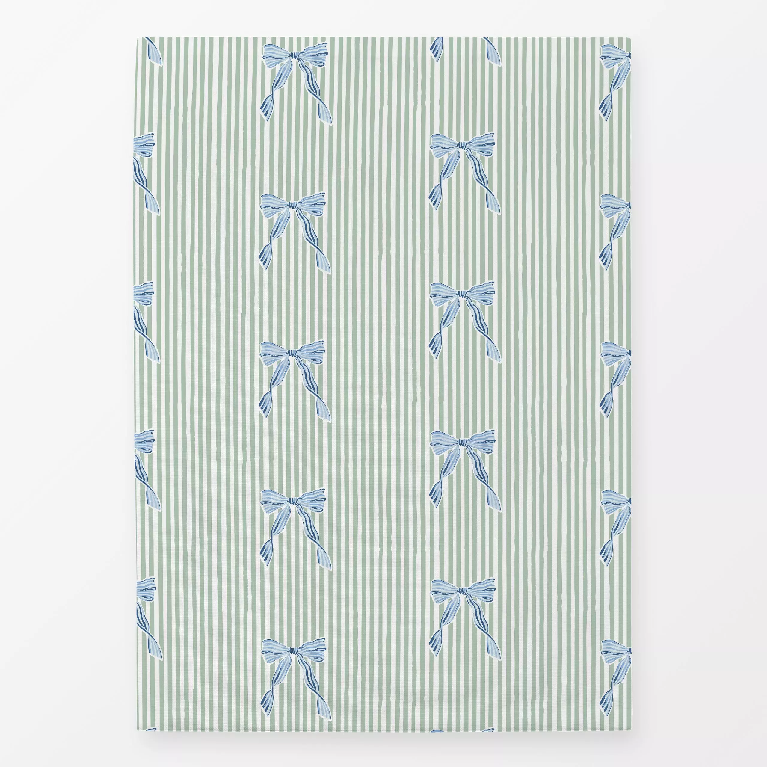 Geschirrtücher Schleifchen gestreift grün - Symbole & Muster - von „Katrin Graff"; schleife