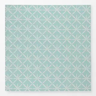 Tischdecke Boho Star Brush Türkis