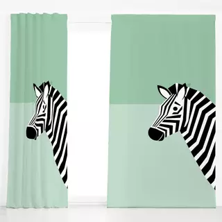 Dekovorhang Zebra