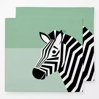 Servietten Zebra