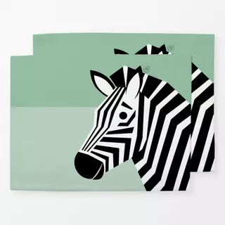 Tischset Zebra