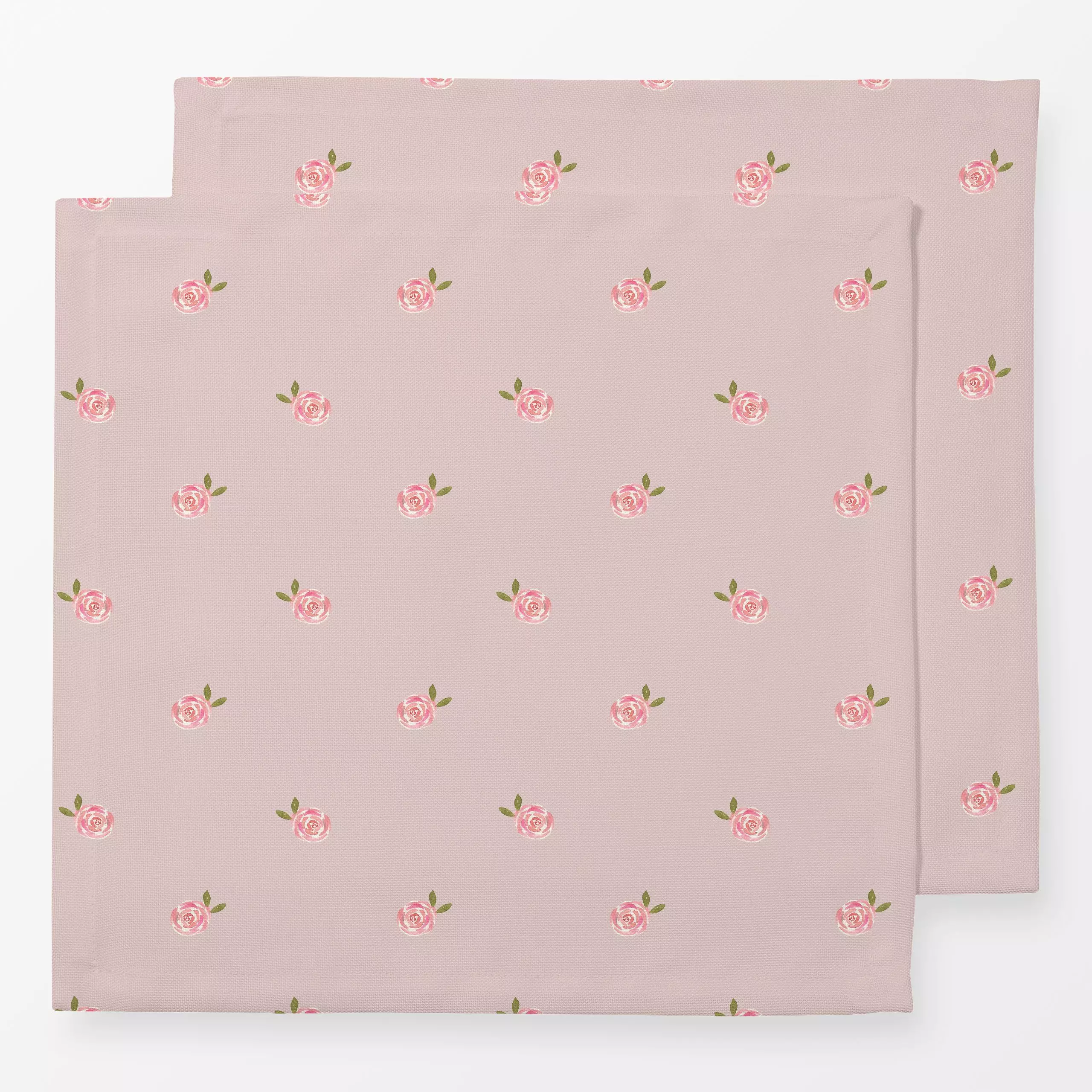 Servietten Paris Rosenmuster - Blumen & Florales, Frühling, Symbole & Muster - von „Lena Yokota"; Muster, Aquarell, Trockenb...