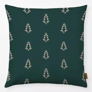 Kissen Winter Trees fir green