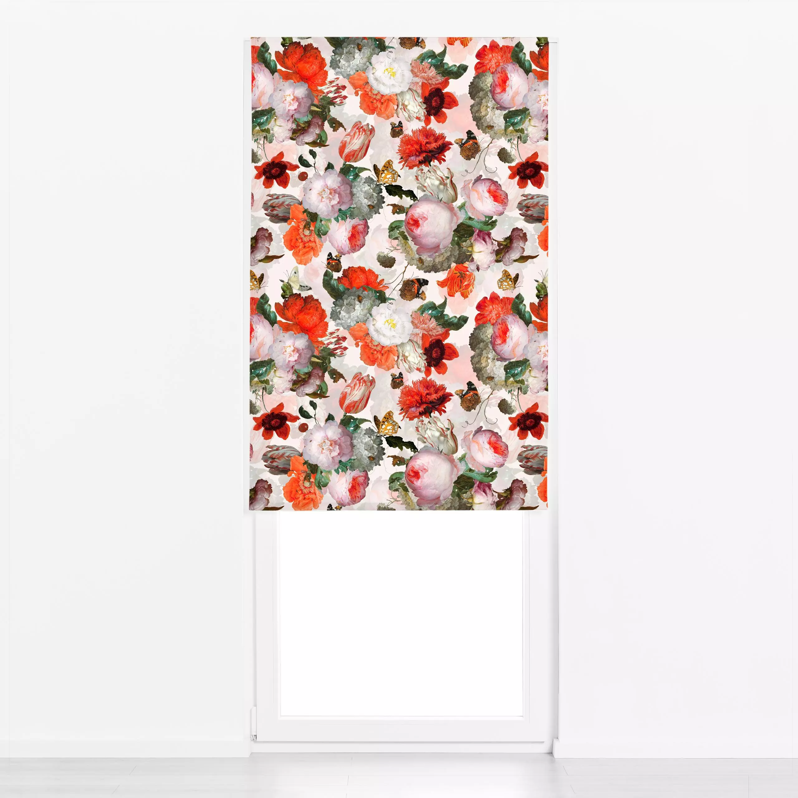 Raffrollo Jan Davidsz de Heem Blumen - Blumen & Florales, Retro & Vintage - von „Uta Naumann"; boho, Muster, Blumen, Rosen, ...