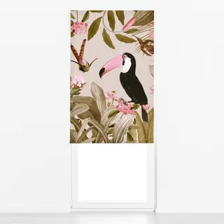 Raffrollo Tukan im exotischen Dschungel