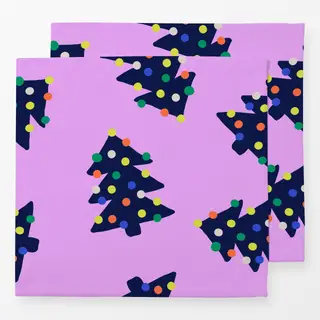 Servietten Colorful Christmas Tree 1