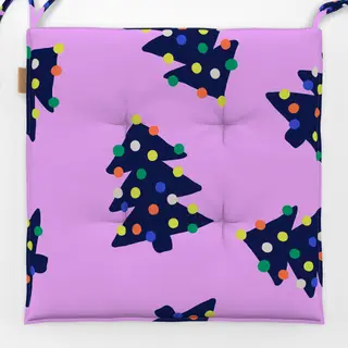 Sitzkissen Colorful Christmas Tree 1