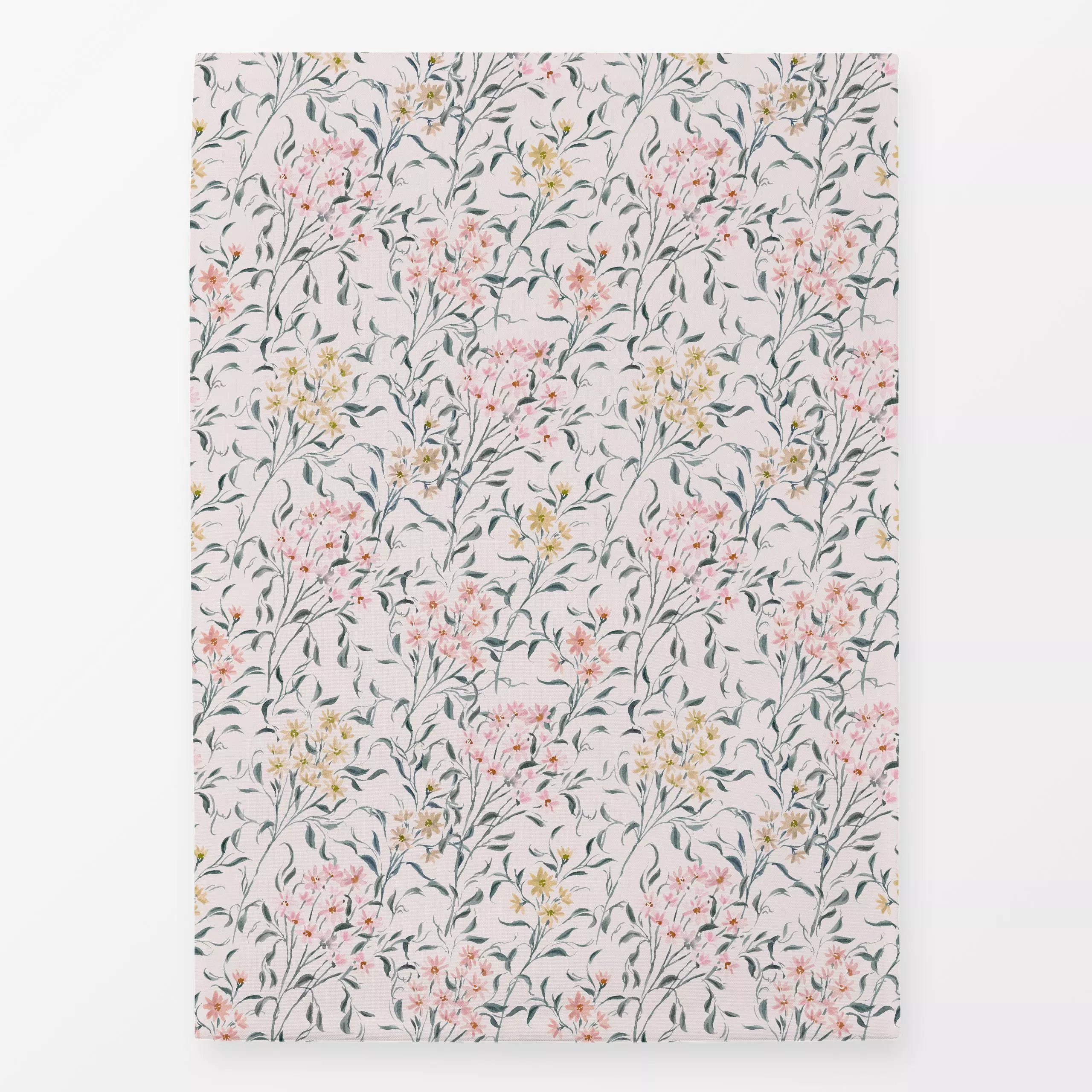 Geschirrtücher Wildblumen - Blumen & Florales, Pflanzen & Botanik - von „youdesignme"; boho, Aquarell, altrosa, skandinavisc...