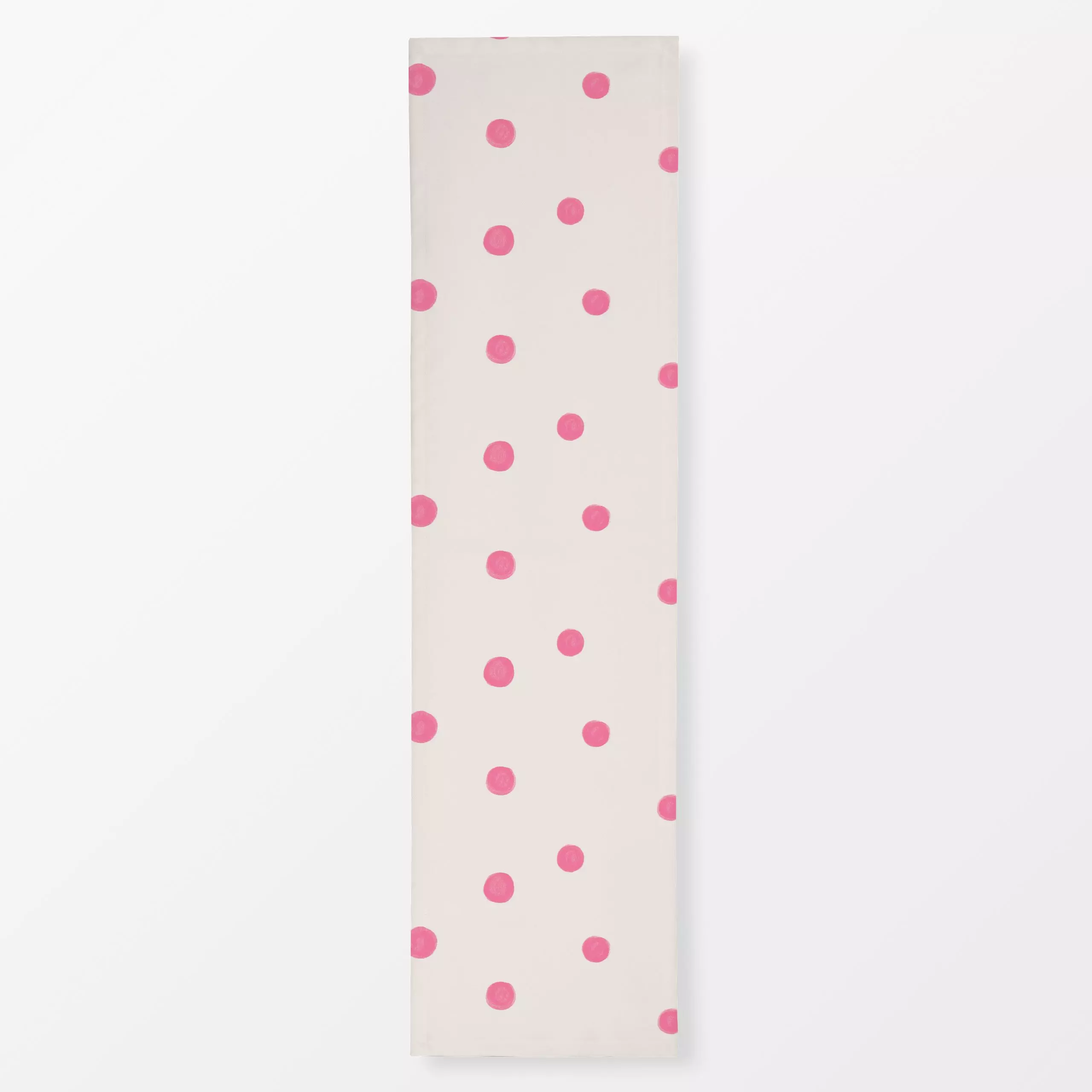 Tischläufer Punkte Allover Rosa, gemustert, fürs Kinderzimmer, von Kruth Design