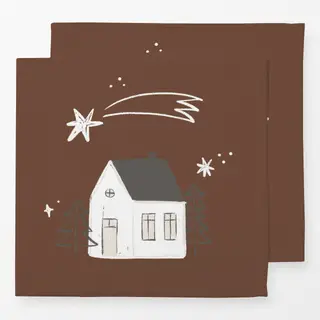 Servietten Cozy Haus
