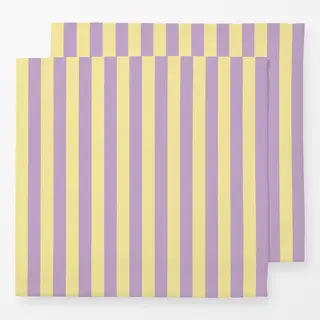 Servietten Cabana Streifen gelb lila