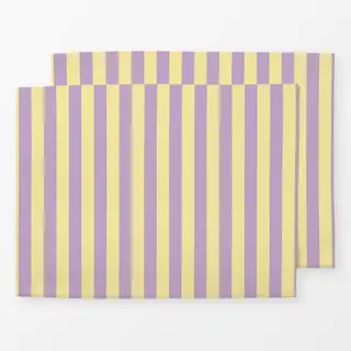 Tischset Cabana Streifen gelb lila