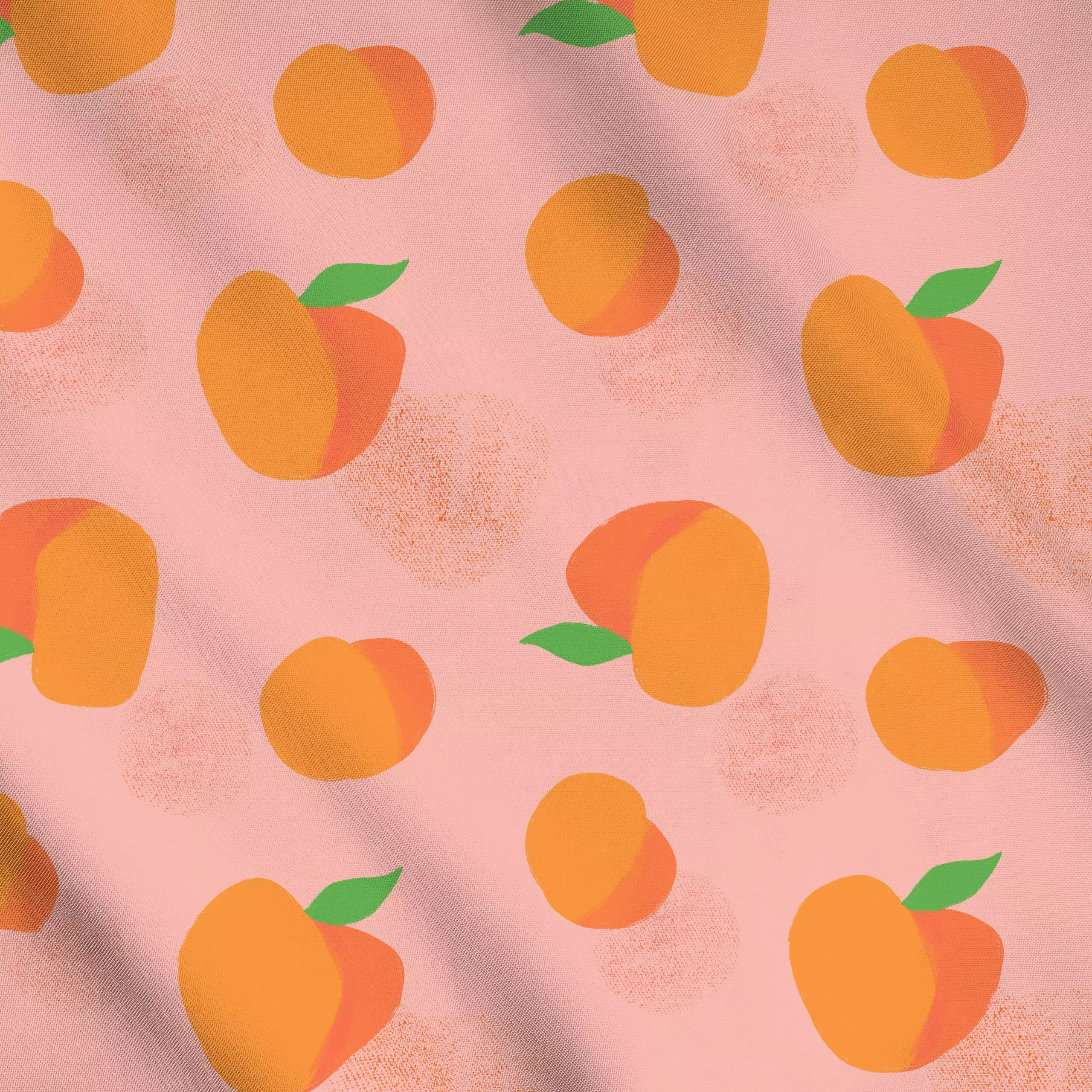 Meterware Peaches, Früchte, Sommer, von Julia Marquardt-Lott