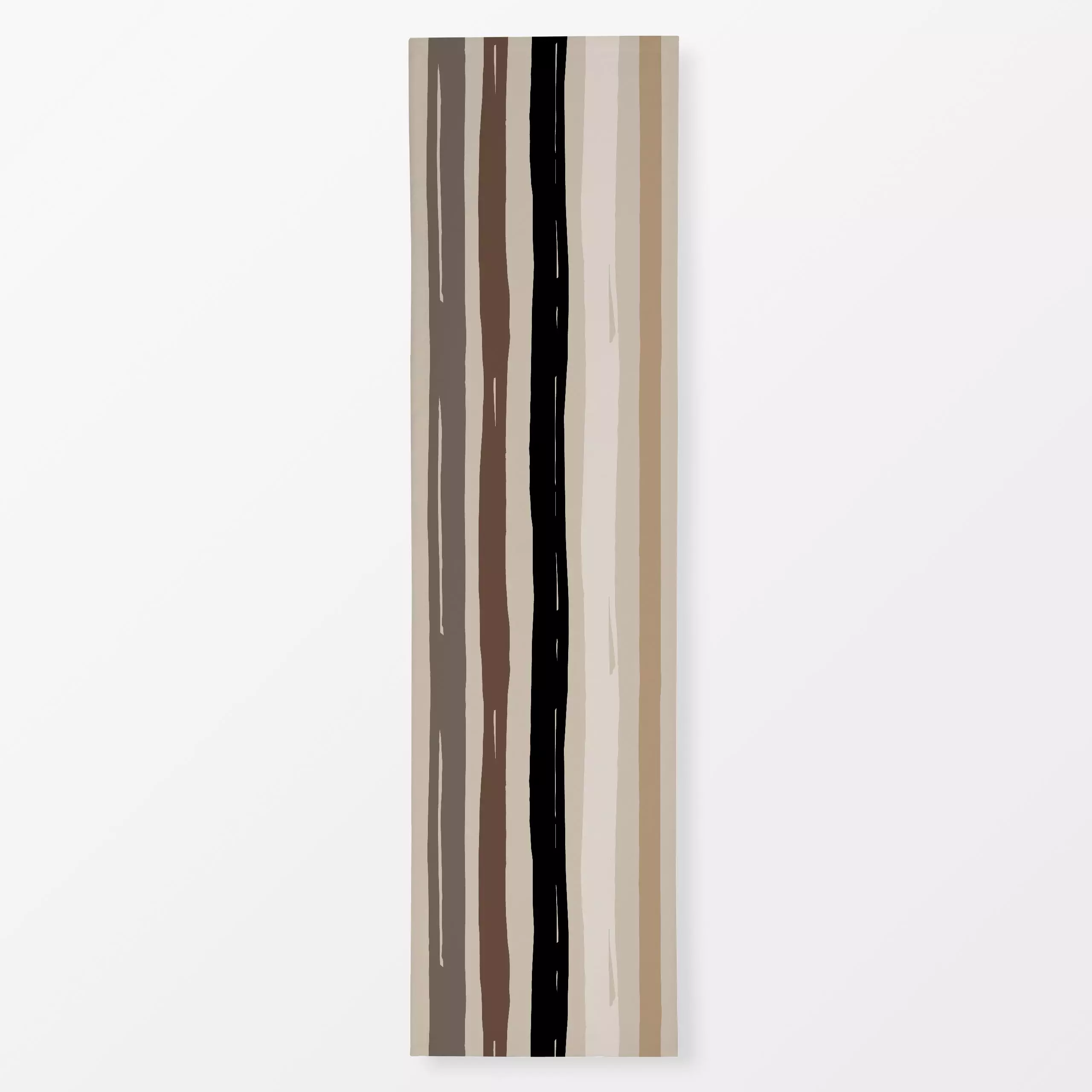 Tischläufer Autumn Stripes Natural - Symbole & Muster - von „Kruth Design"; Muster, Linien, Streifen, Herbst, Herbstdeko, he...