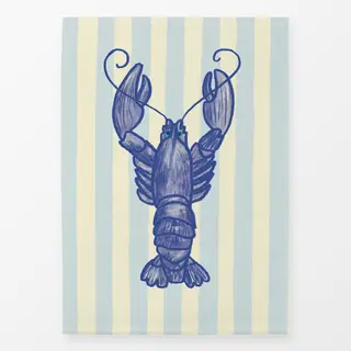 Geschirrtücher Hummer blau maritim