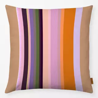 Kissen Vertikale Herbststreifen