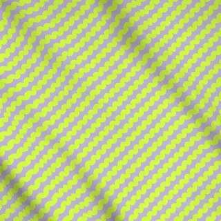 Meterware Diagonale Bubble lila gelb