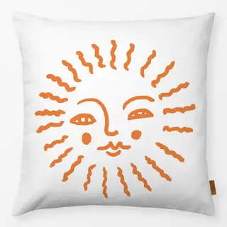 Kissen Sommer Sonne orange