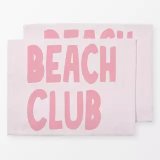 Tischset Beach Club big pink