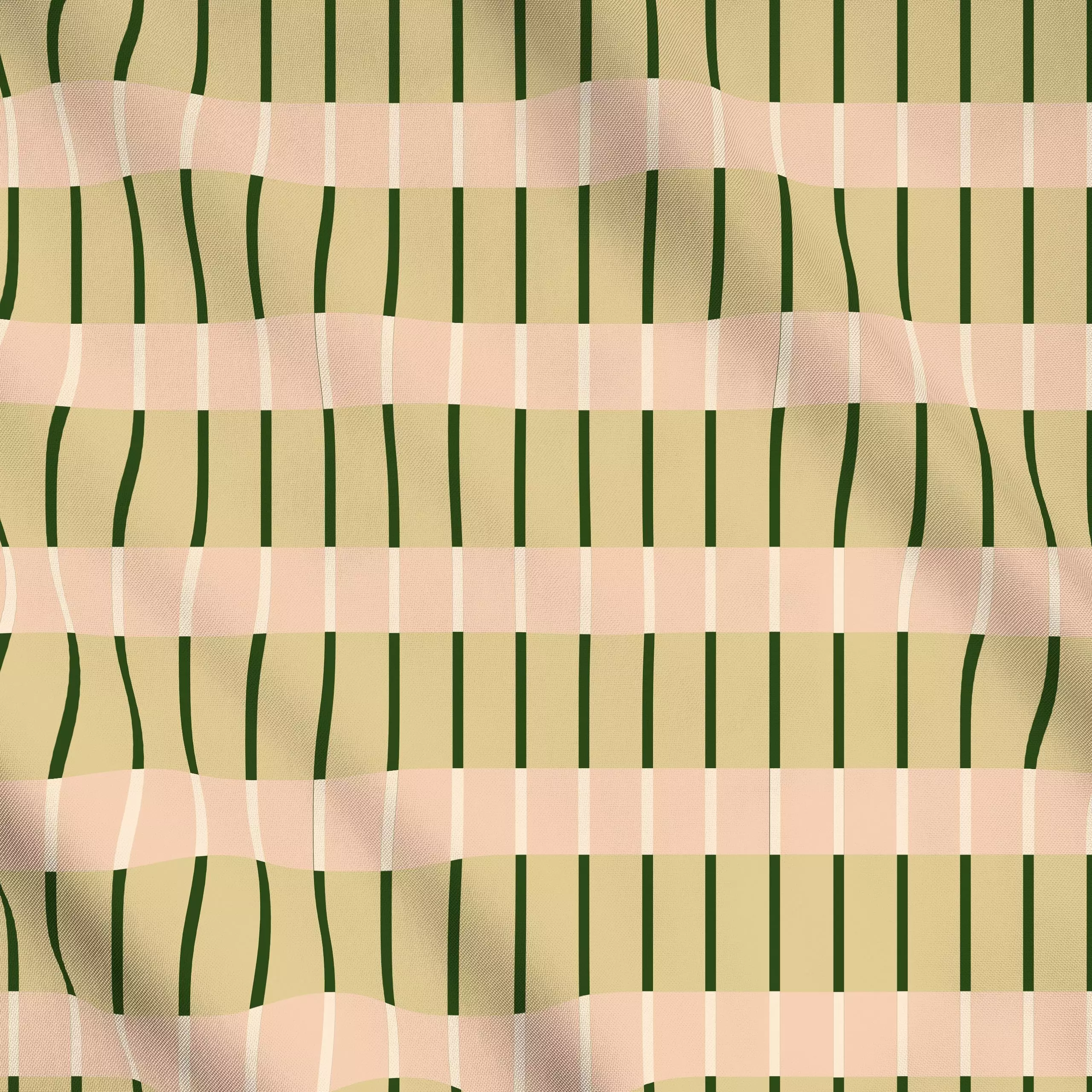 Meterware Midcentury Stripes and Squares - Symbole & Muster, Retro & Vintage - von „Fjord Studio"; Retro, Nostalgie, artdeco...