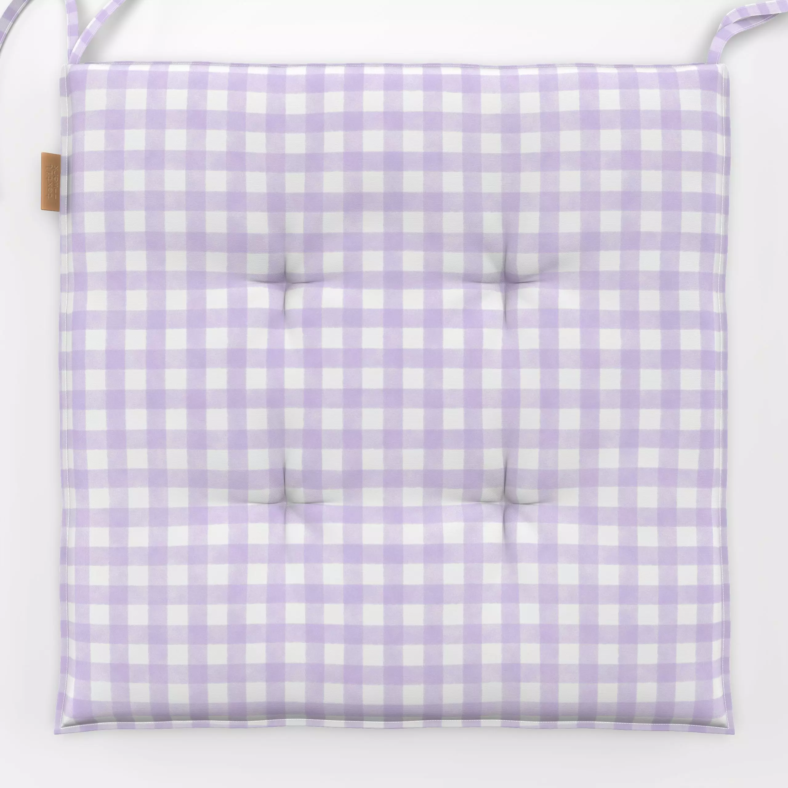 Sitzkissen VICHY GINGHAM FARMHOUSE KARO - Frühling, Kinderzimmer & Motive für Kinder, Symbole & Muster - von „Monika Strigel...