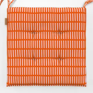 Sitzkissen Sunny Orange Soft Stripes