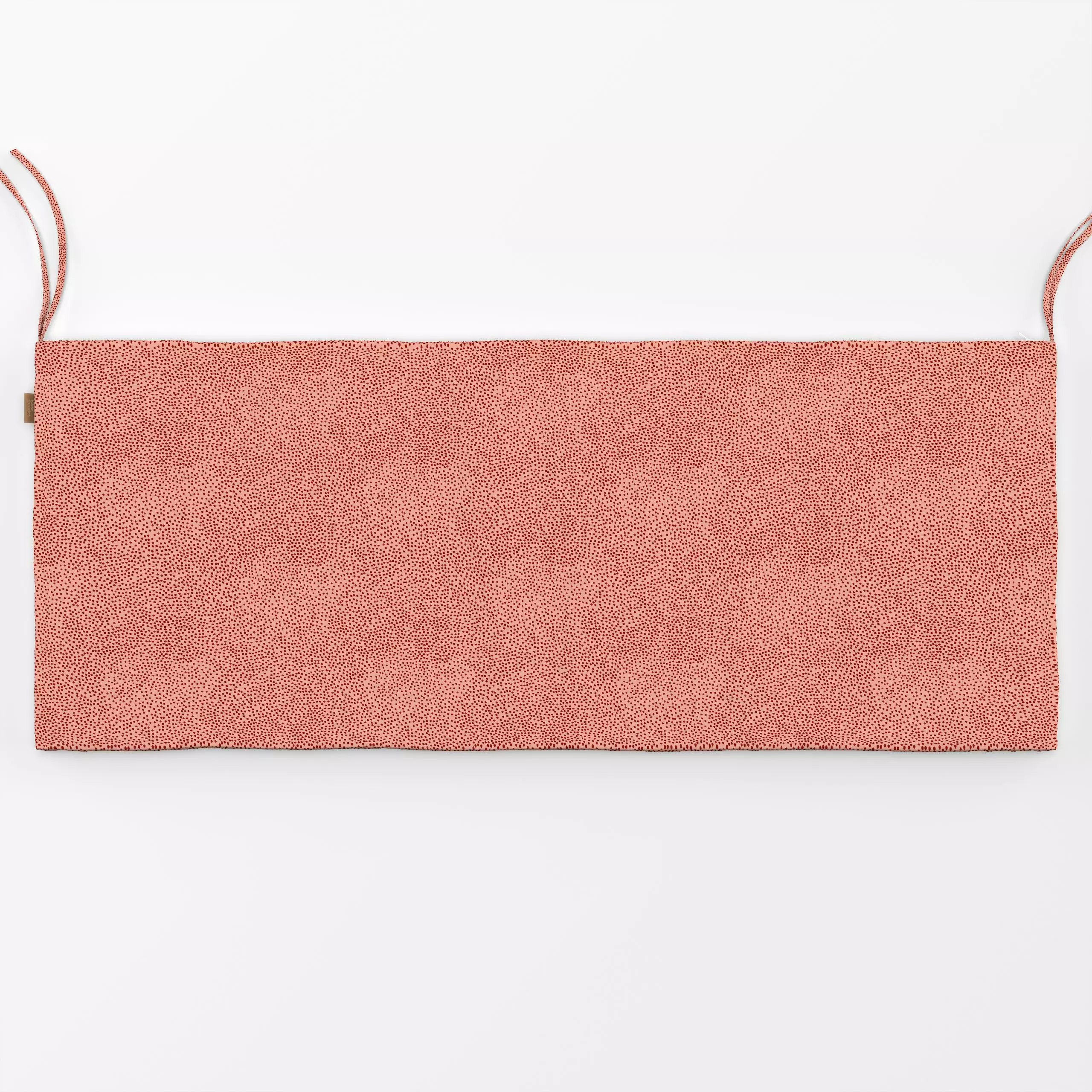 Bankauflage Kleine Punkte rot - Symbole & Muster - von „Julia Schumacher"; minimal, Struktur, Punkte, kleingemustert, Dots, ...