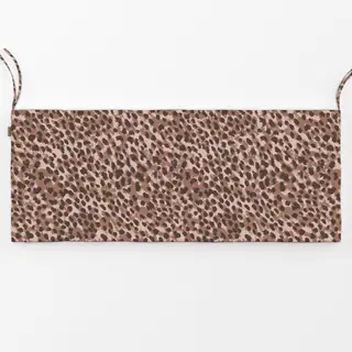 Bankauflage Wild Cat Animal Print brown