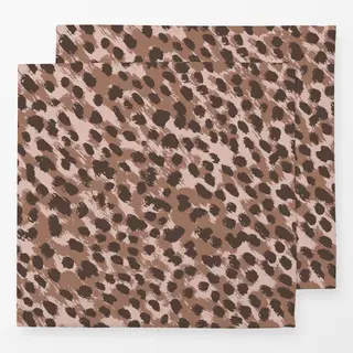 Servietten Wild Cat Animal Print brown