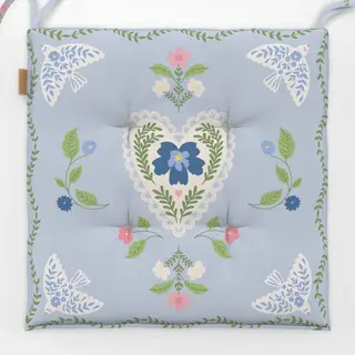 Sitzkissen Midsummer Romantic Hellblau