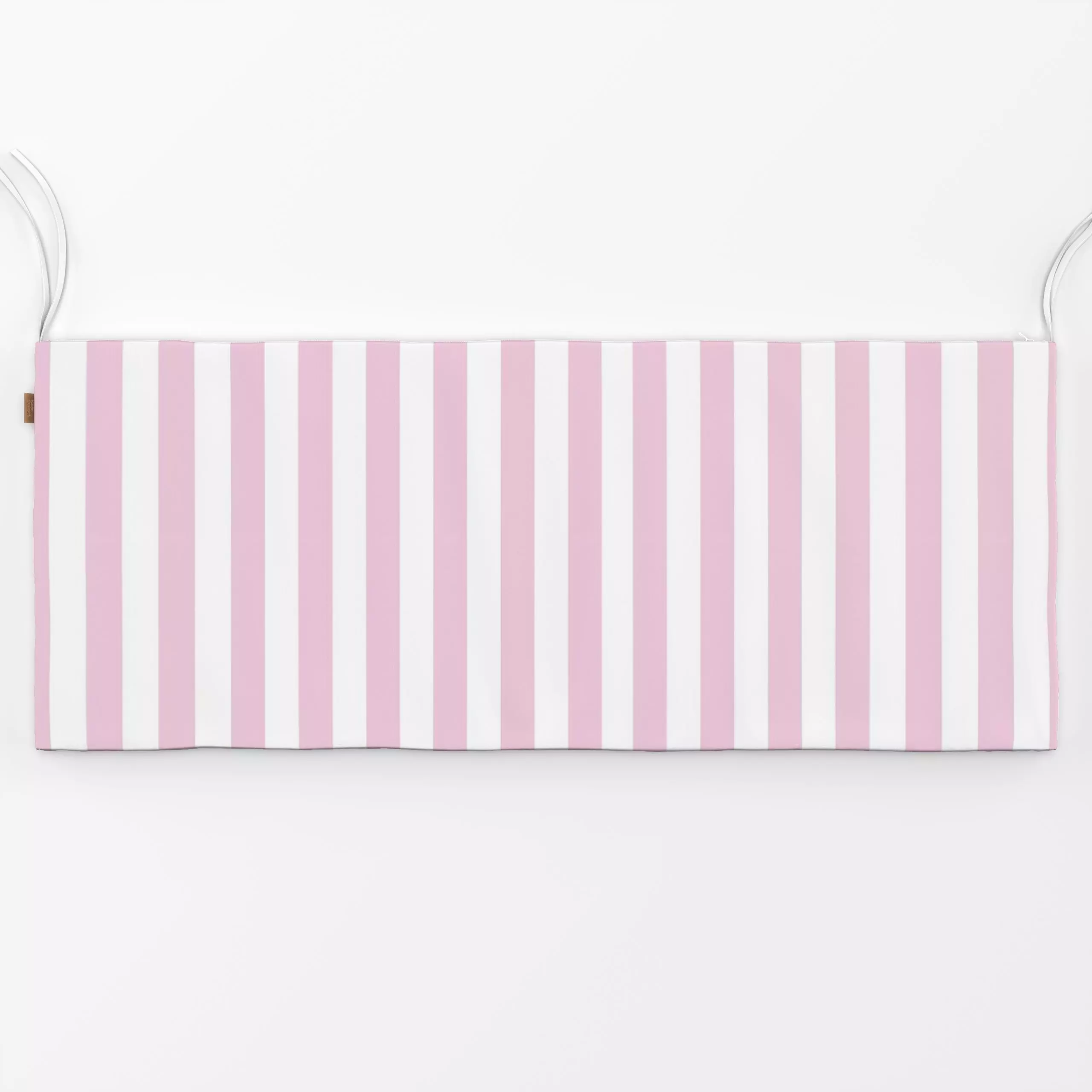 Bankauflage Streifen rosa weiß - Weihnachten, Symbole & Muster, Anlässe - von „Vivian Hasenclever"; Streifen, rosa, Weihnach...