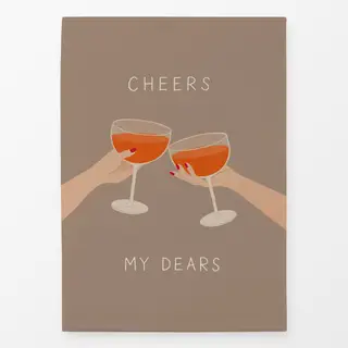 Geschirrtücher cheers my dears braun