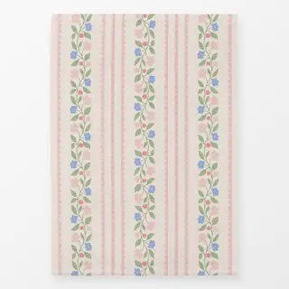 Geschirrtücher Blumen und Spitze Weiss Rosa