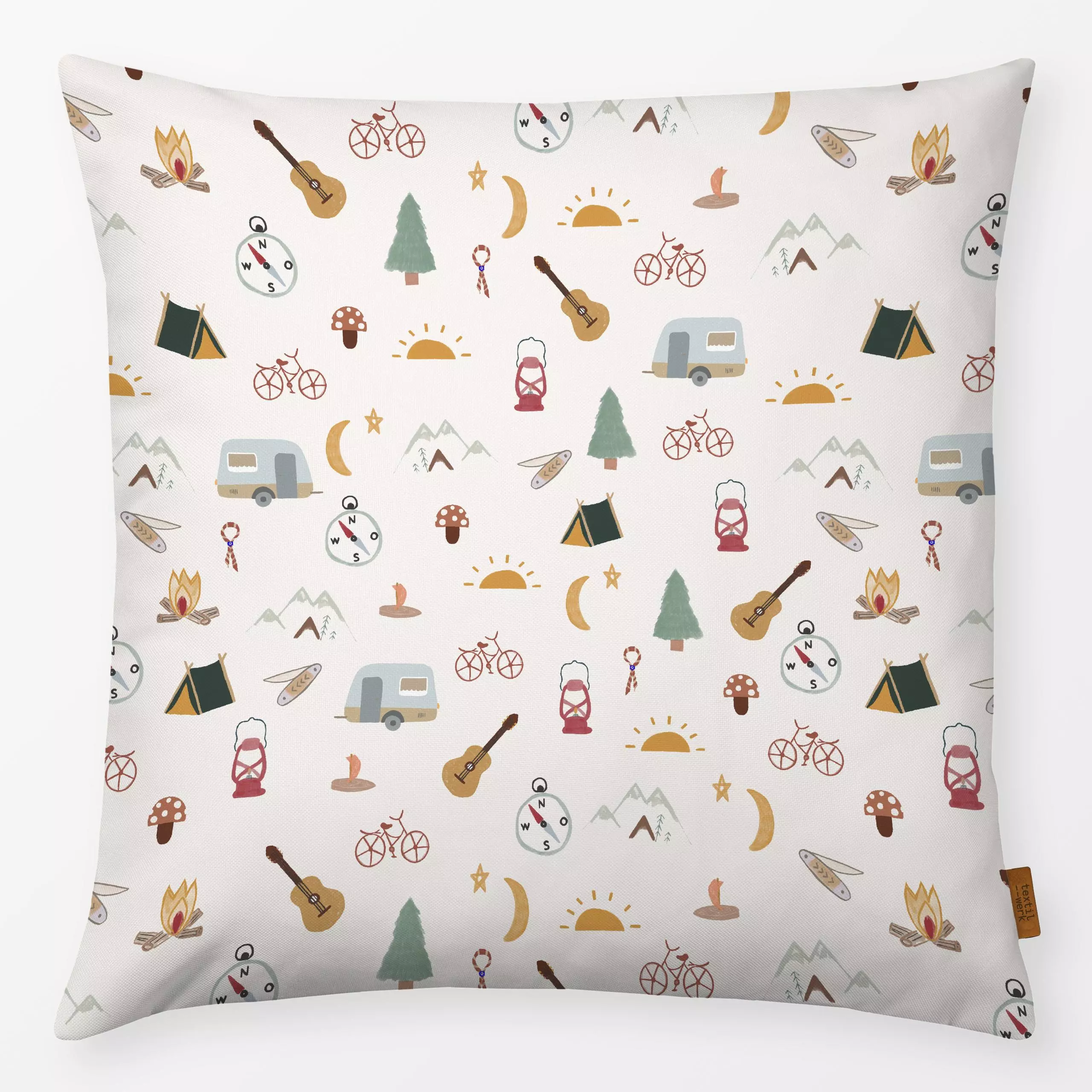 Kissen Weltenbummler - Kinderzimmer & Motive für Kinder, Natur & Landschaft - von „Studio ROSAGRAU"; Kinder, Kinderzimmer, b...