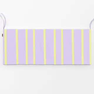 Bankauflage Lila Streifen